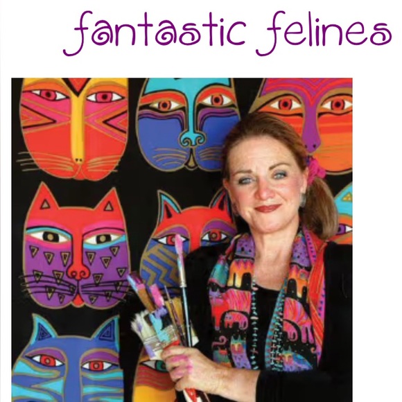 Laurel Burch Goddess Koi Fish Silver -Rhodium Brooch Pin RARE FIND - Picture 9 of 9